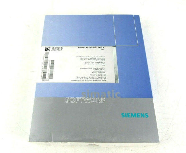 Siemens 6gk1704 5dw80 3aa0 Simatic net pb softnet-dp v8.0