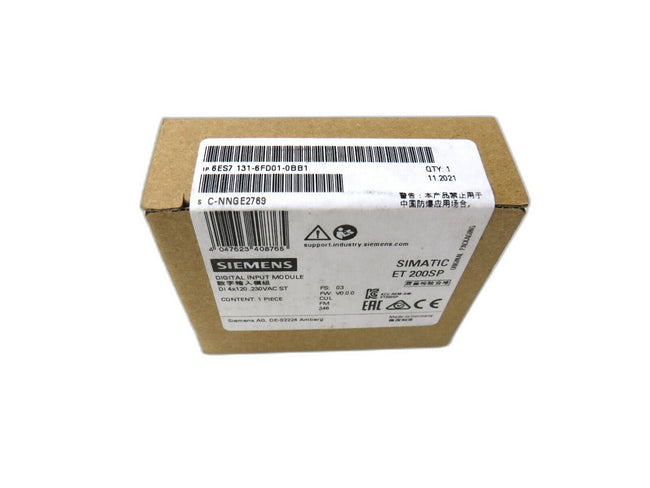 SIEMENS  6ES7 131-6FD01-0BB1 6ES7131-6FD01-0BB1    New