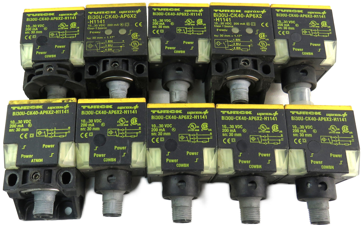 TURCK  BI30U-CK40-AP6X-H1141  Lot of 10