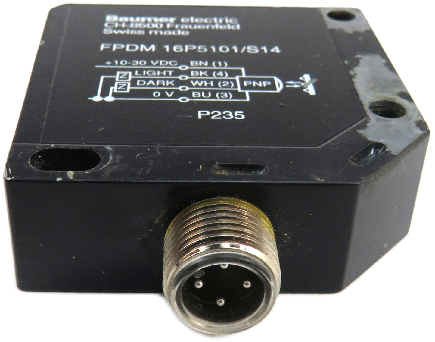 Baumer  fpdm 16p5101/s14 reflective optical sensor