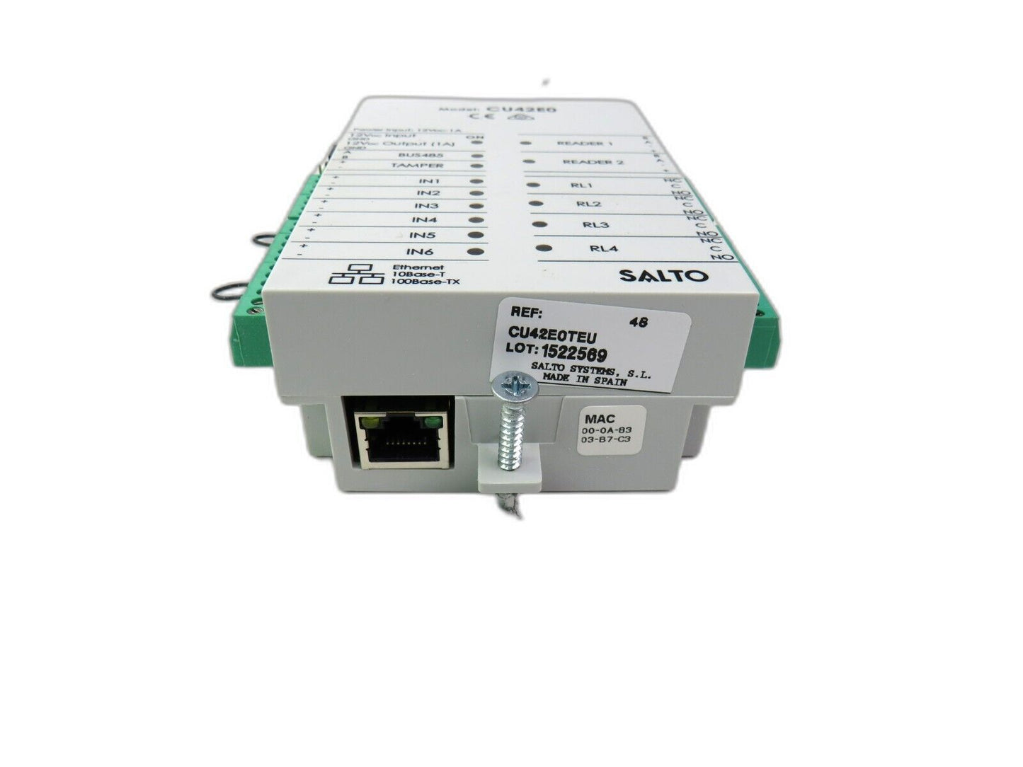 SALTO CU42E0 ONLINE DOOR CONTROLLER CU42E0TEU