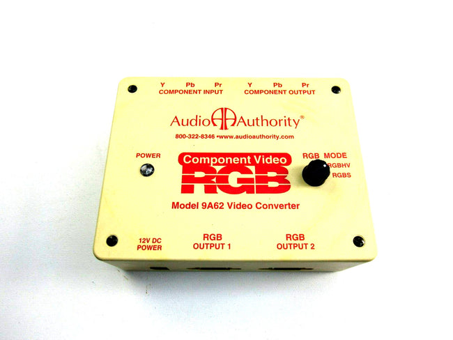 Audio Authority  9A62 COMPONENT TO RGB  VIDEO CONVERTER    New