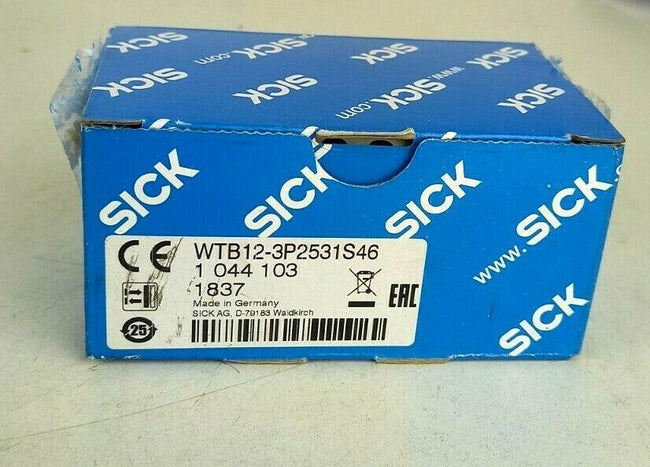 Sick WTB12-3P2531S46 Sensor 1044103 Photo Cell New Sealed