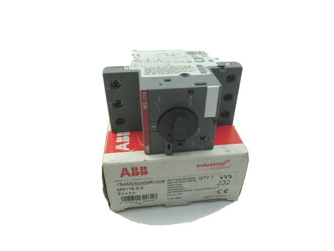 ABB MS116-4.0 MS 116 MANUAL MOTOR STARTER New