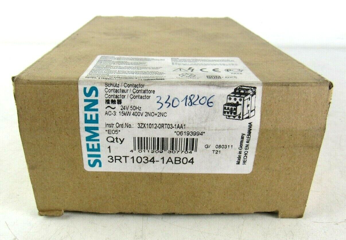 new SIEMENS contactor 3RT1034-1AB04 3RT10341AB04