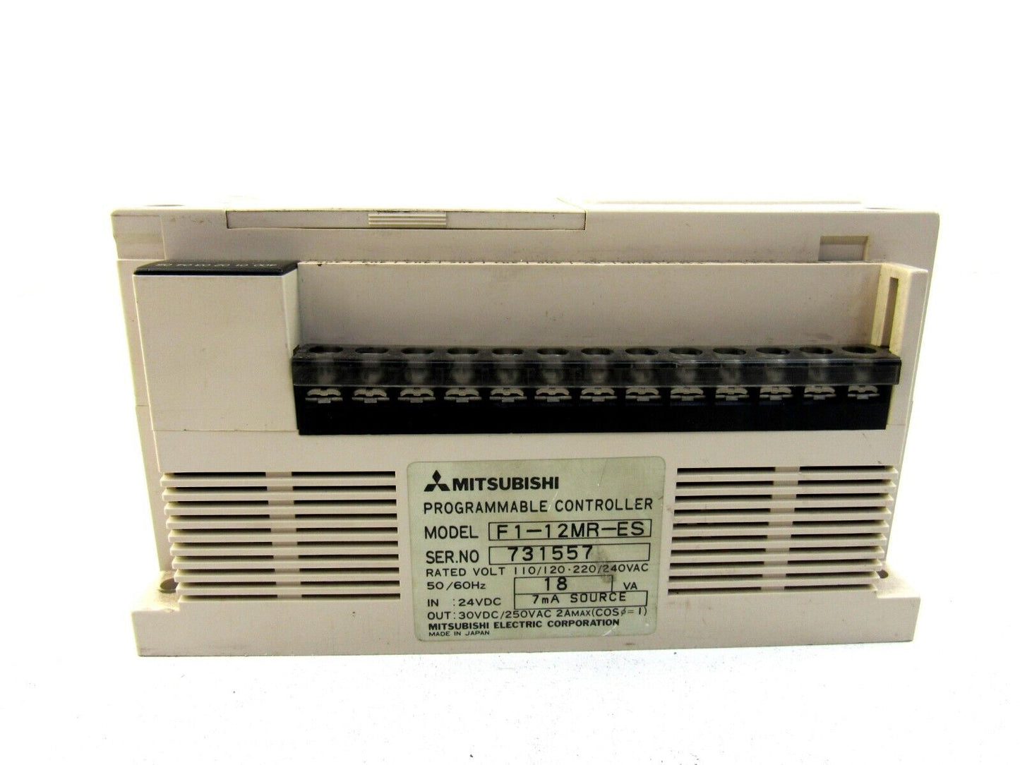 Mitsubishi  F1-12MR-ES MELSEC RELAY UNIT