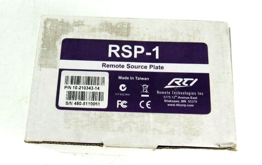 RTI RSP-1 Remote Source Plate - RTI Control