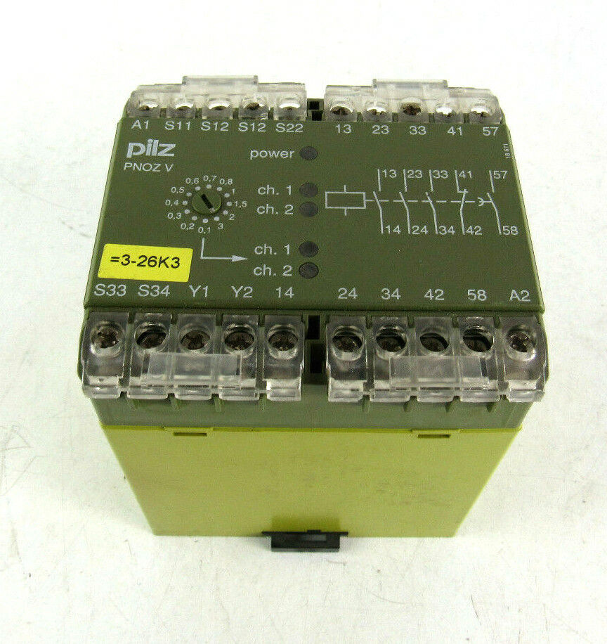 PILZ  V 3s 24VDC PNOZ V SAFETY RELAY 24 VDC 5.0 W 474789