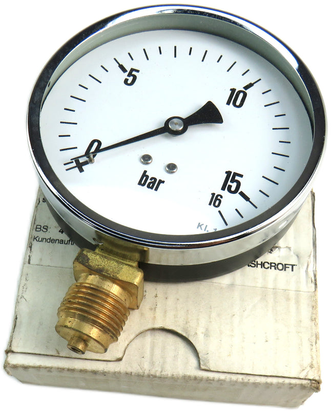 ASHCROFT  401836 PRESSURE GAUGE 0/16 BAR SPIRAX07 POSITION 6