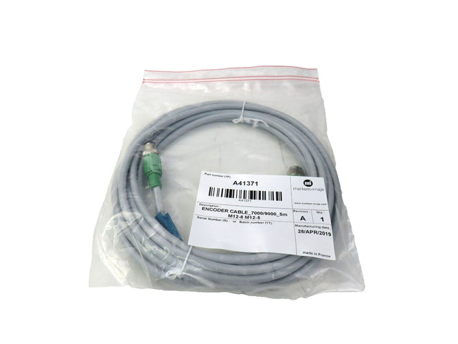 MARKEM-IMAJE  A41371 ENCODER CABLE 7000/9000 5M M12-8 M12-5    New