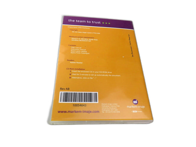 markem-imaje smartdate x40 user documentation cd