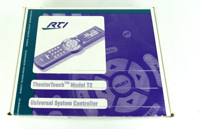 New rti theathertouch model t2 universal remote control 15kHz to 460kHz