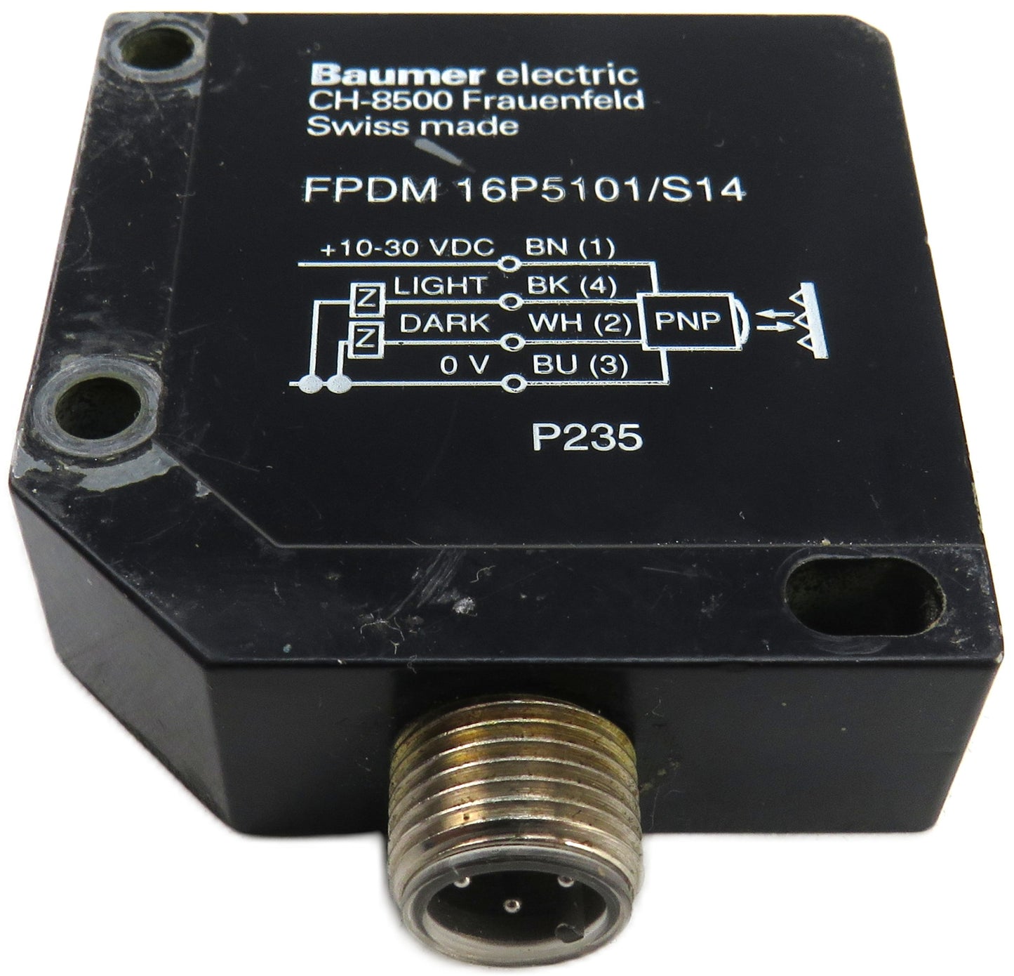 Baumer  fpdm 16p5101/s14 reflective optical sensor