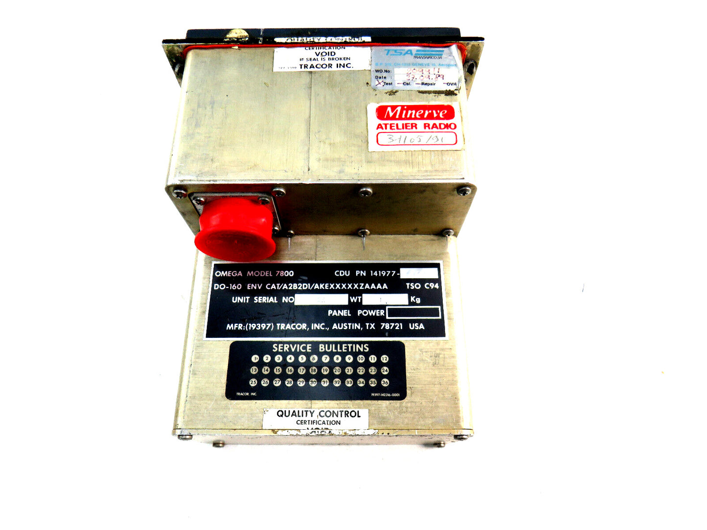 Tracor  7800 Omega NAVIGATION SYSTEM  ICN 141977-0104