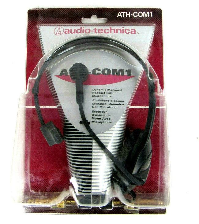 Audio-Technica ATH-COM1 Monophone/Dynamic Boom Microphone Combination Headset