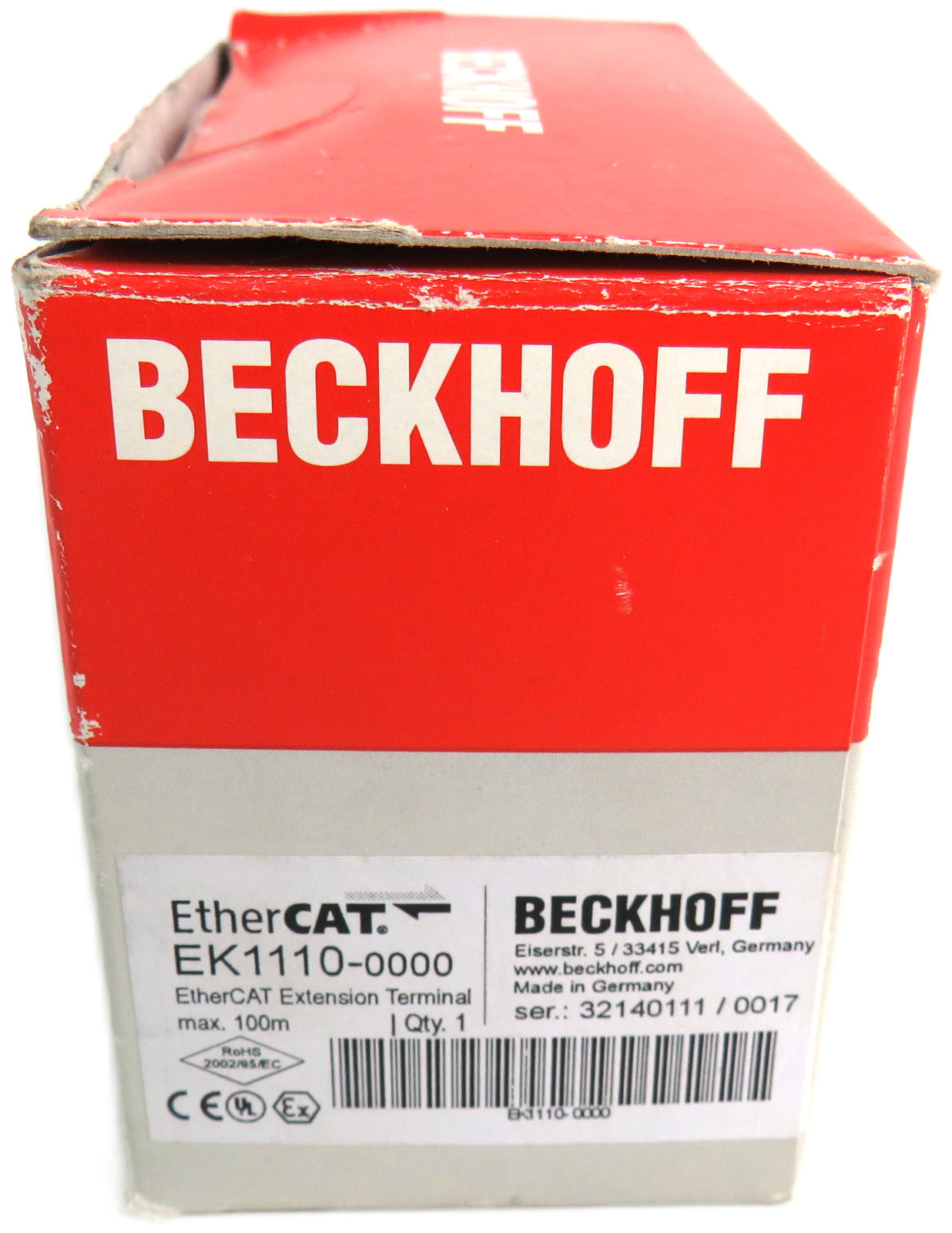 BECKHOFF EK1110-0000 EtherCAT MODULE     New