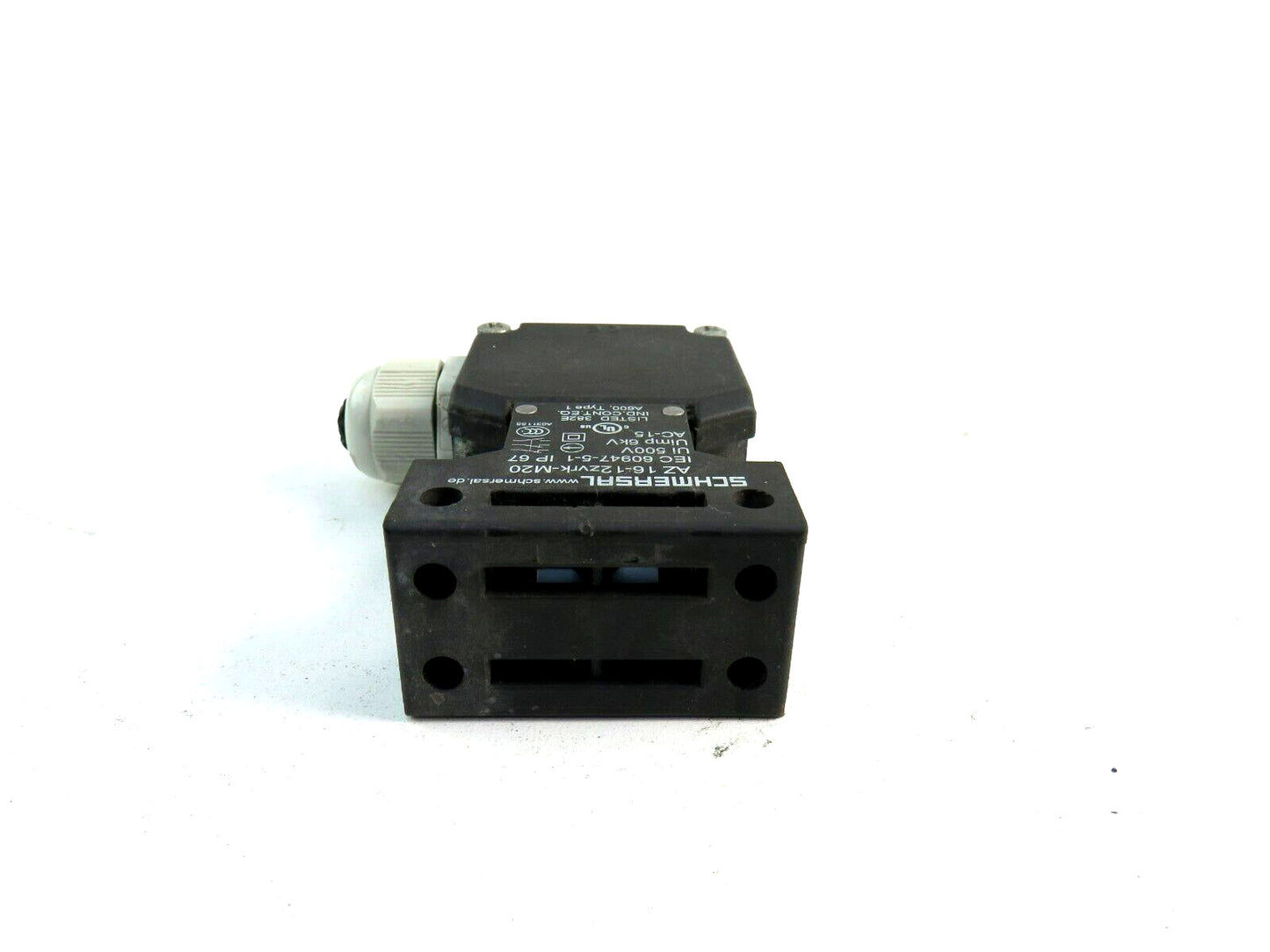 SCHMERSAL AZ 16-12ZVRK-M20 SAFETY INTERLOCK SWITCH