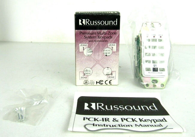 Russound PCK-IR Keypad multi zone system keypads White for PZ-4Z or CP 4.6