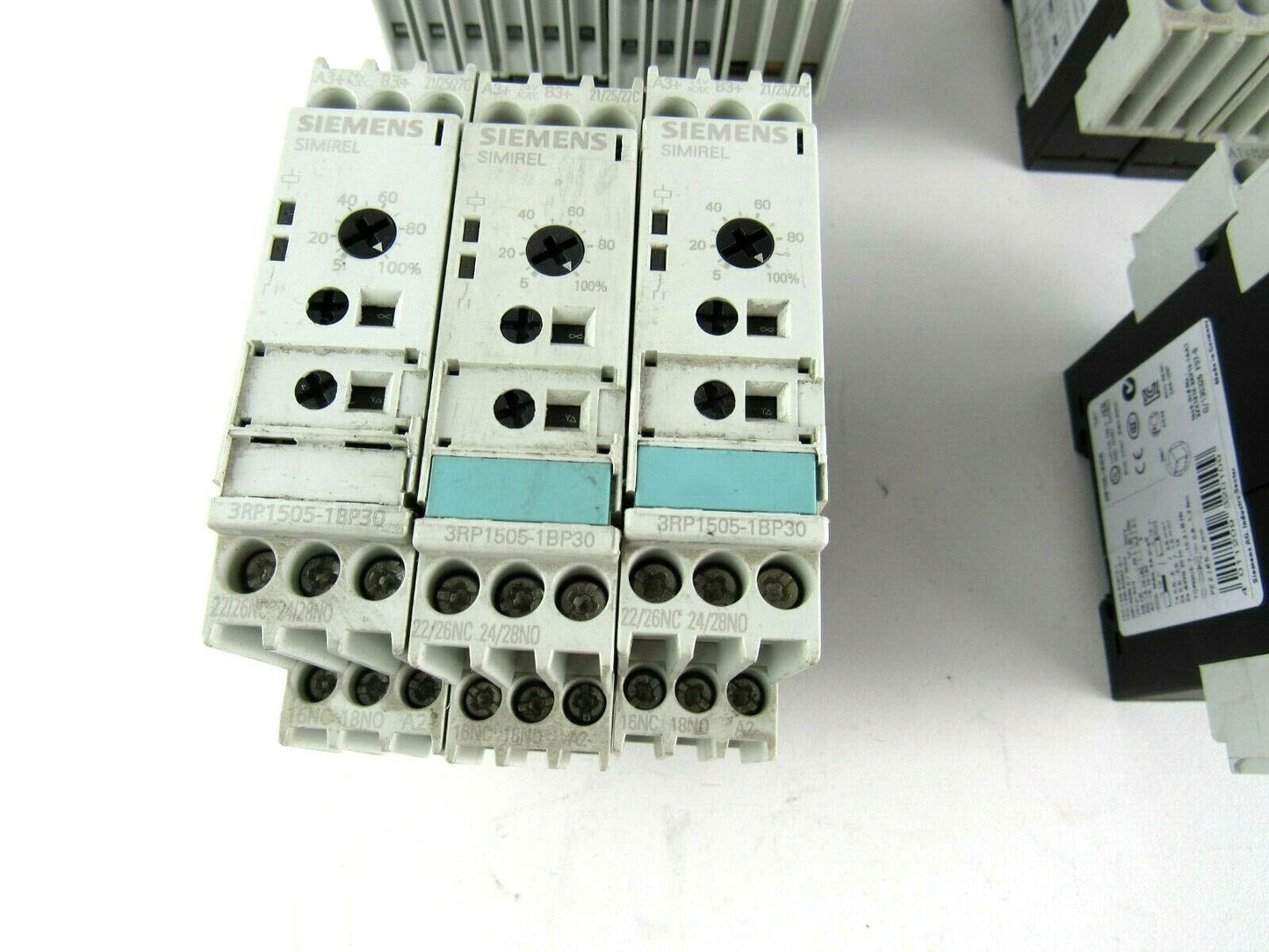 lot of 11 Siemens 3RP1505-1BP30 1BW30 1BW10 1BB00 Time Relay Multi-function