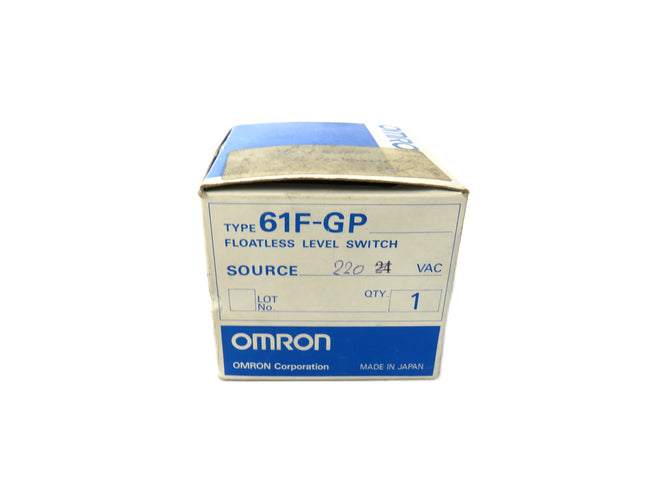 OMRON  61F-GP FLOATLESS LEVEL SWITCH     New