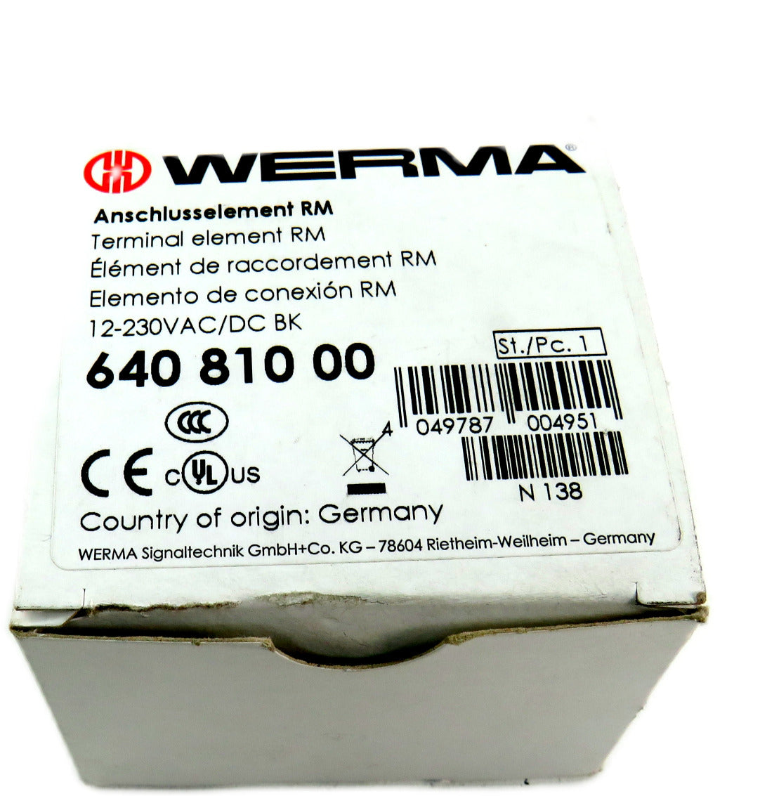 Werma  64081000 Terminal Element RM     New