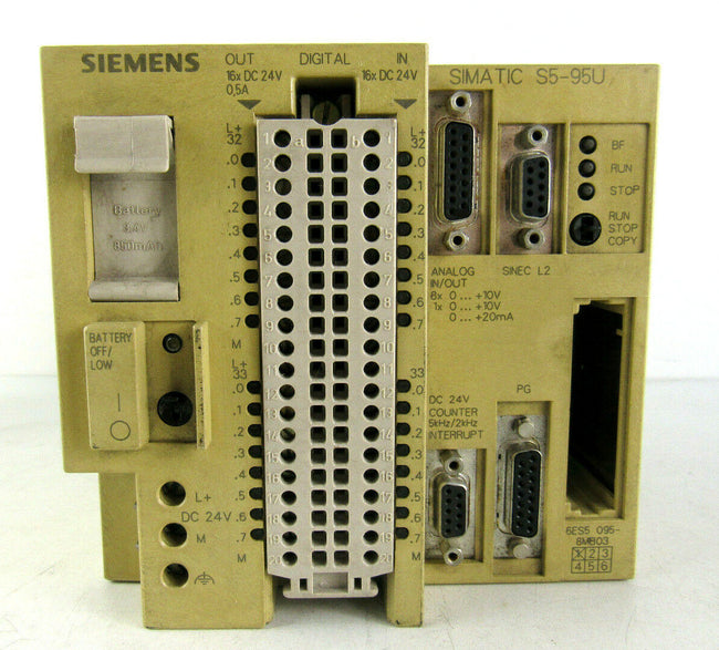 Siemens S5 6ES5 095-8MB03 6ES5095-8MB03 Simatic S5-95U