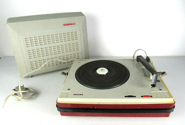 Philips vintage Portable turntable 1960s