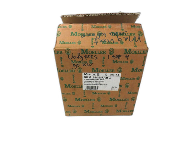 Moeller Eaton  DILM185/22 (RA250) CONTACTOR 90KW/400V/AC-3    New