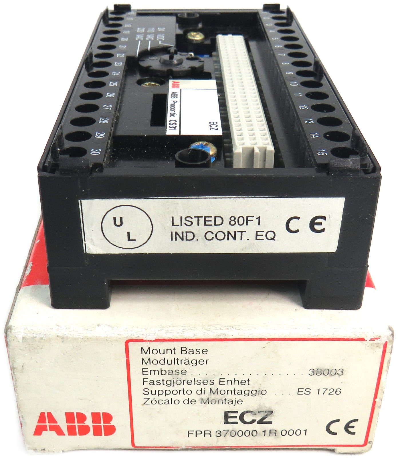 ABB PROCONTIC CS 31 ECZ MOUNT BASE FPR3700001R0001    New