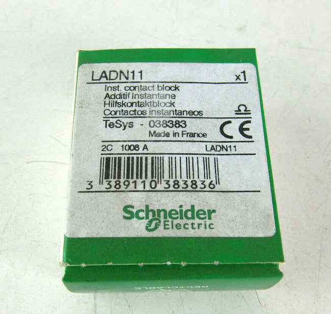 LOT OF 4 Schneider LADN11 Auxiliary Contact Block NEW