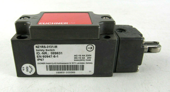 new EUCHNER NZ1RS-3131-M 2NC/2NO Limit Switch IP 67 089631 nz