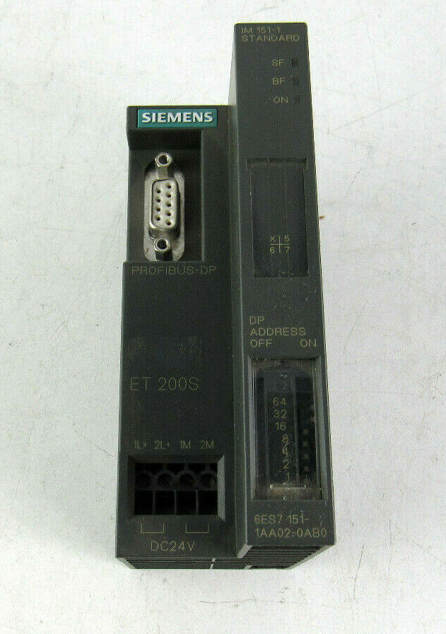 SIEMENS SIMATIC S7 6ES7 151-1AA02-0AB0 PROFI-BUS-DP ET-200S � USED