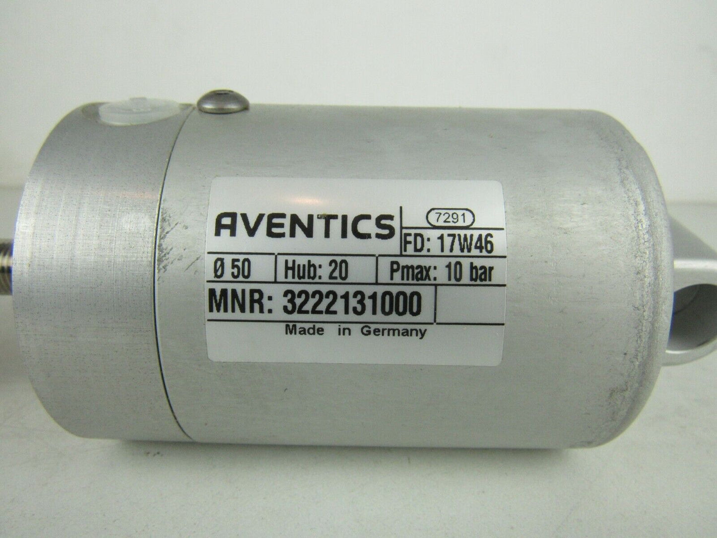 PNEUMATIC CYLINDER 322 213 100 0 NEW IN PACKAGE Pmax: 10bar f50 hub:20