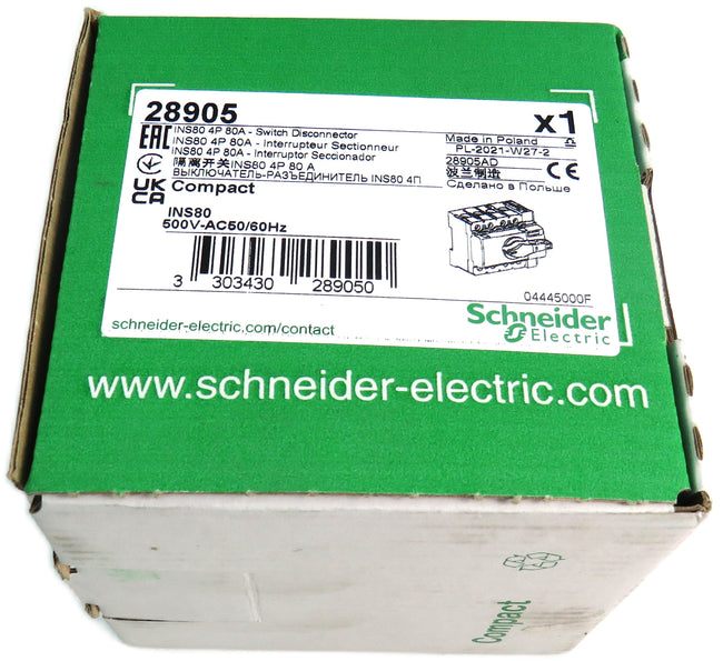 SCHNEIDER  28905 Switch disconnector     New