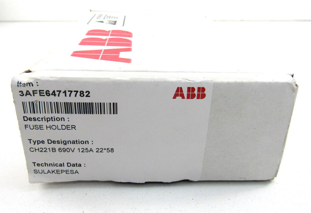 ABB 3AFE64717782 FUSE HOLDER CH221B BUSSMANN   New