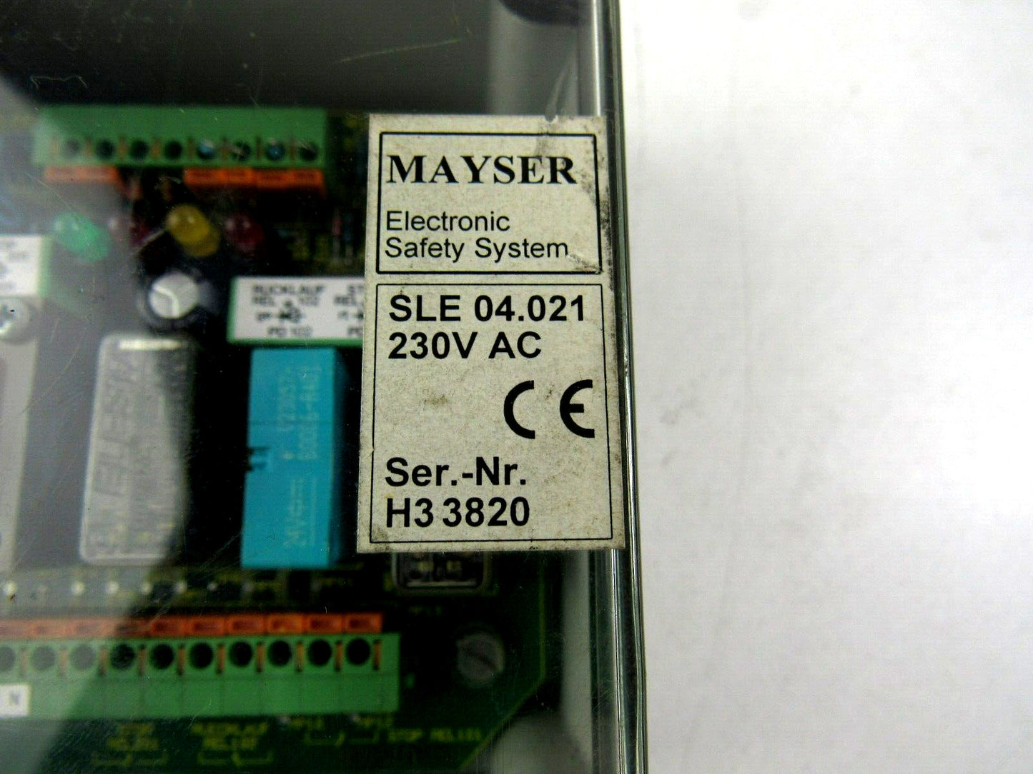 Mayser SLE.04.021 electronic safety system