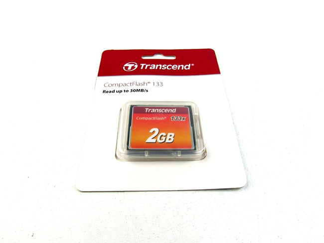 Transcend  CompactFlash 133 2GB 30MB/s   New