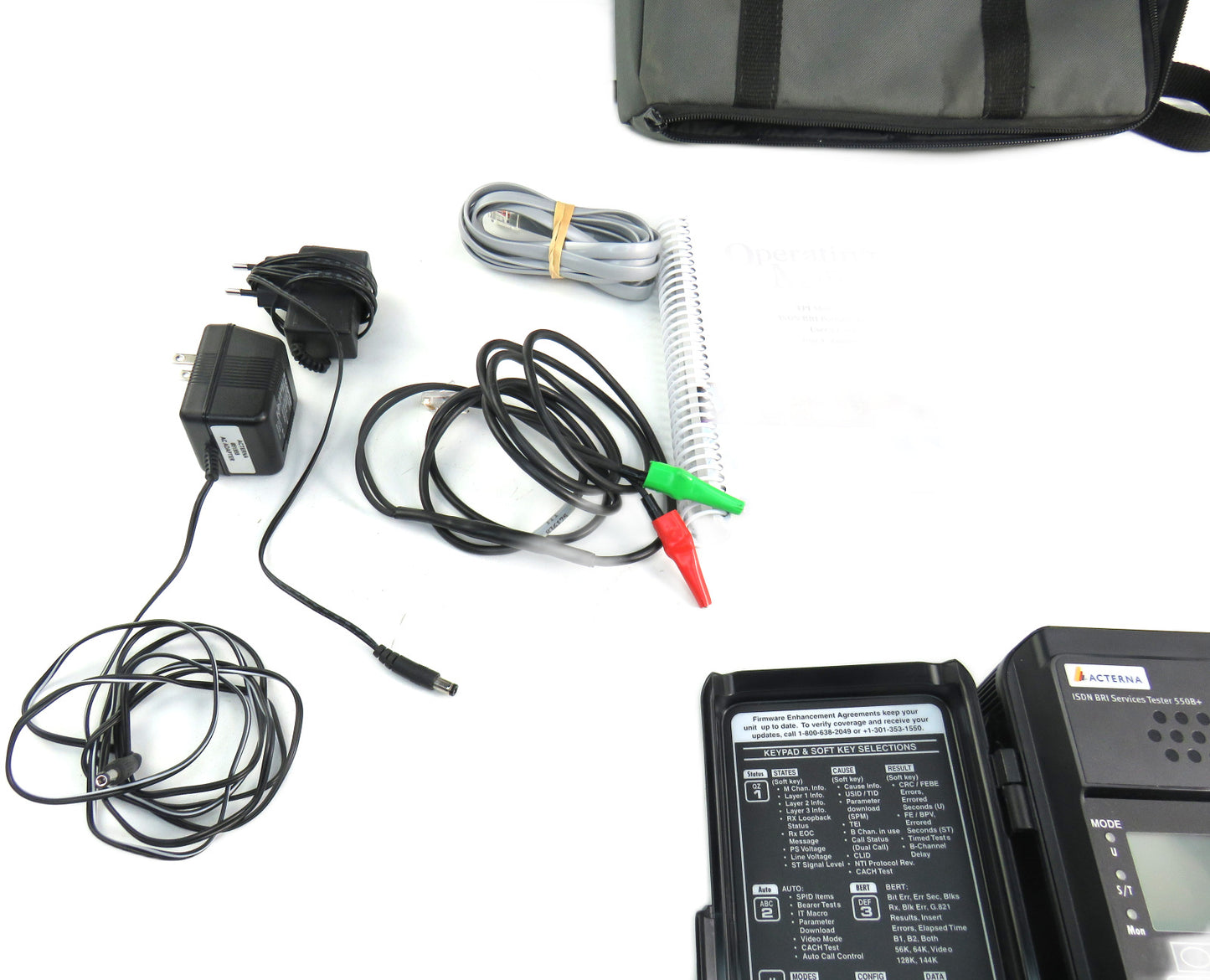 TTC TPI 550B+ - ISDN BRI Portable Test Set (836576) with Case and Accessories