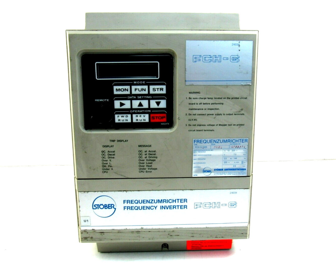 STOBER FCH-G 1025 Frequency Inverter Drive