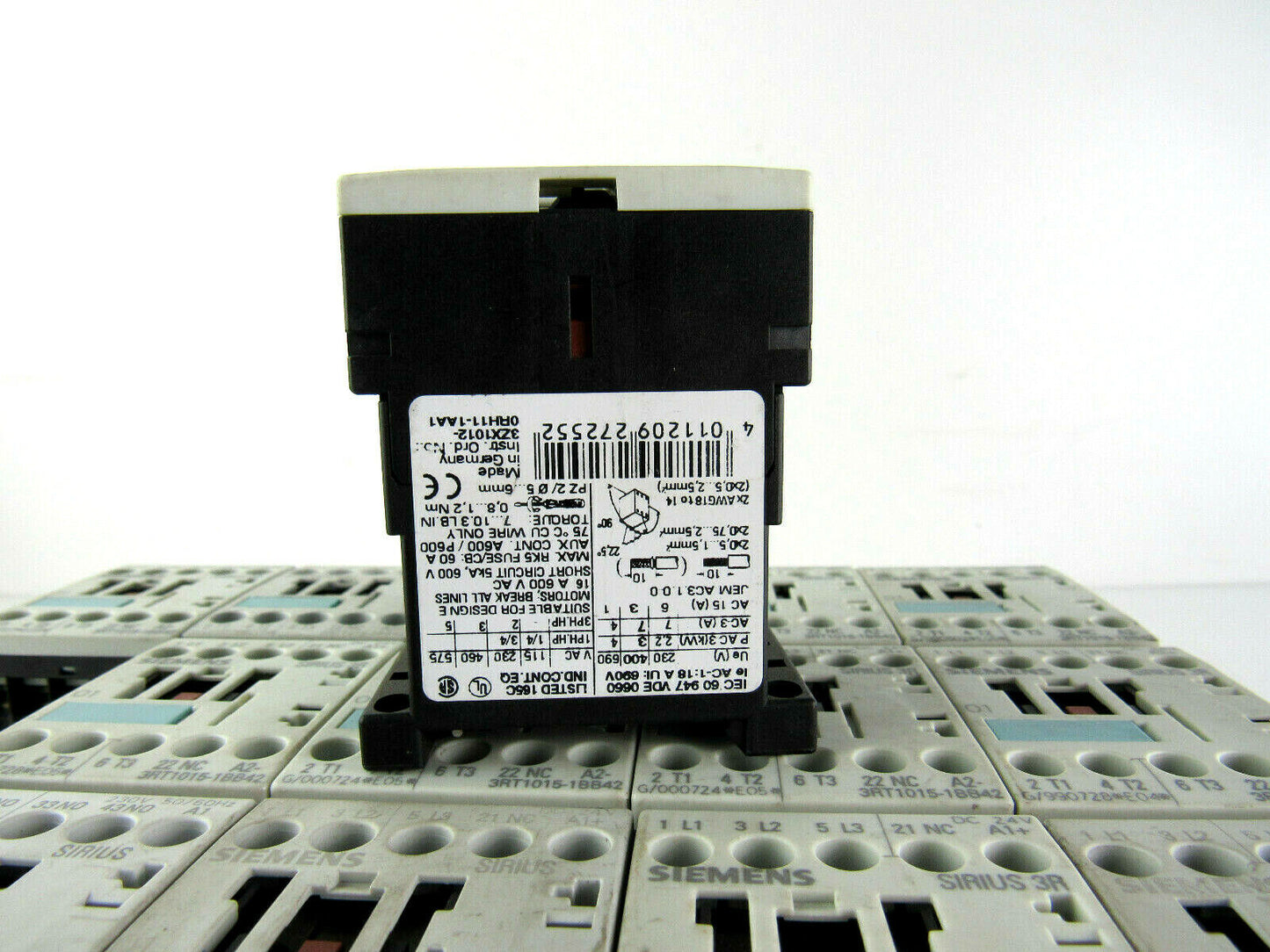 Lot of 15 SIEMENS 3RT1015-1BB42, Power Contactor Relay