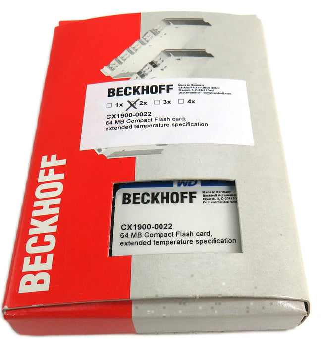 BECKHOFF  CX1900-0022 FLASH CARD     New