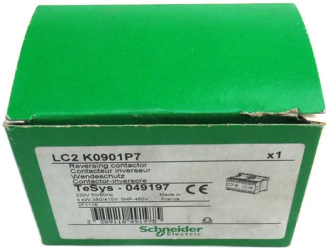 SCHNEIDER  LC2 K0901P7 049197 REVERSING CONTACTOR  CONTACTOR     New