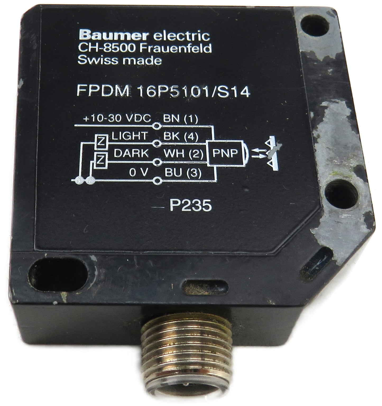 Baumer  fpdm 16p5101/s14 reflective optical sensor