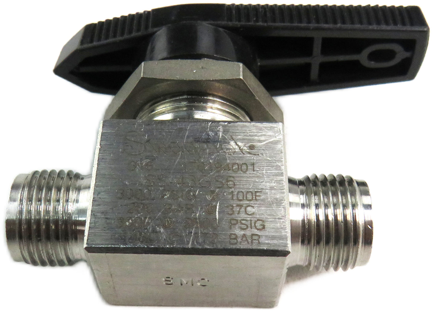 Swagelok SS-43GS6 Stainless Steel 40G Series Ball Valve,