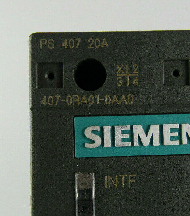 Siemens Simatic S7 Netzteil PS407 20A Typ 6ES7 407-0RA01-0AA0