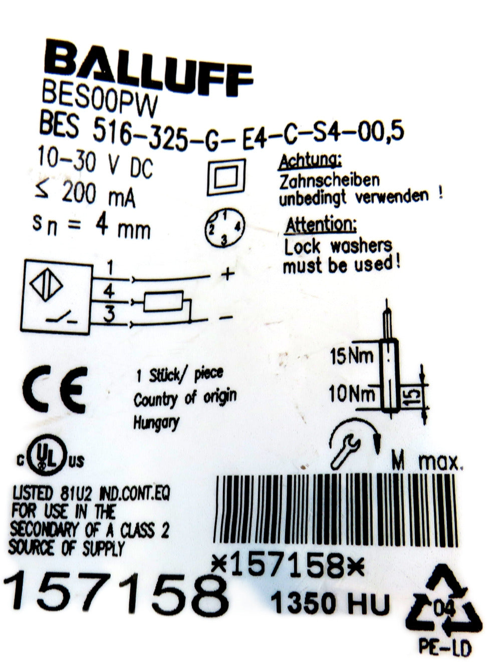 balluff bes 516-325-g-e4-c-s4-00,5    New