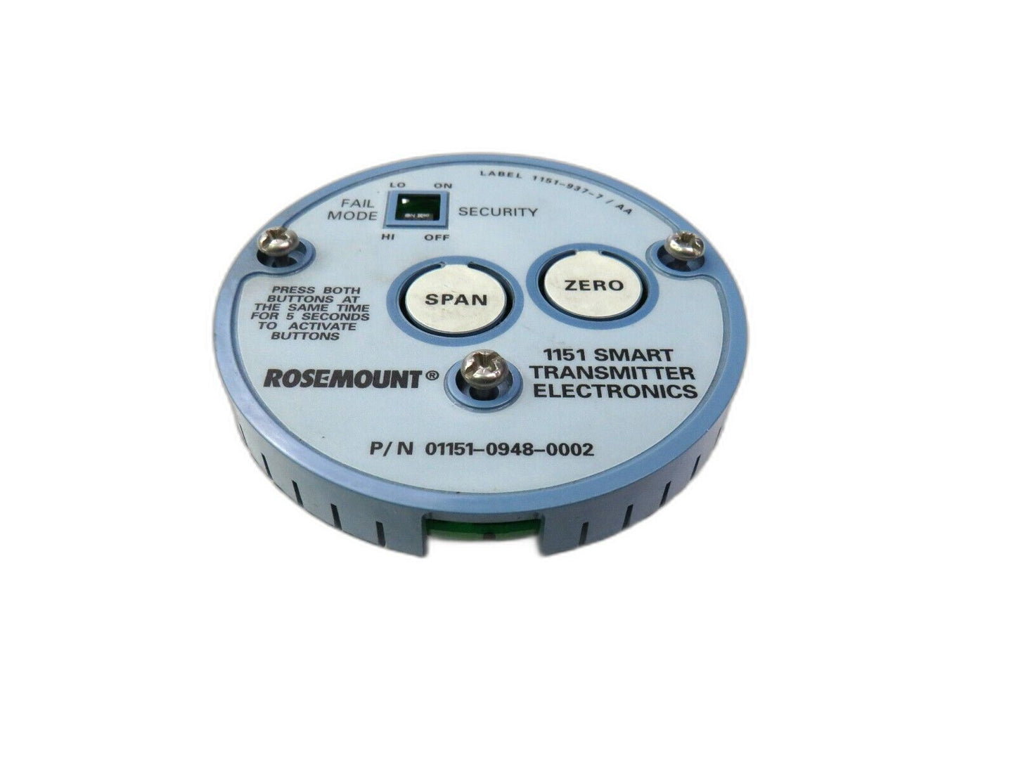 ROSEMOUNT  01151-0948-0002 1151 Smart Transmitter Electronics    New