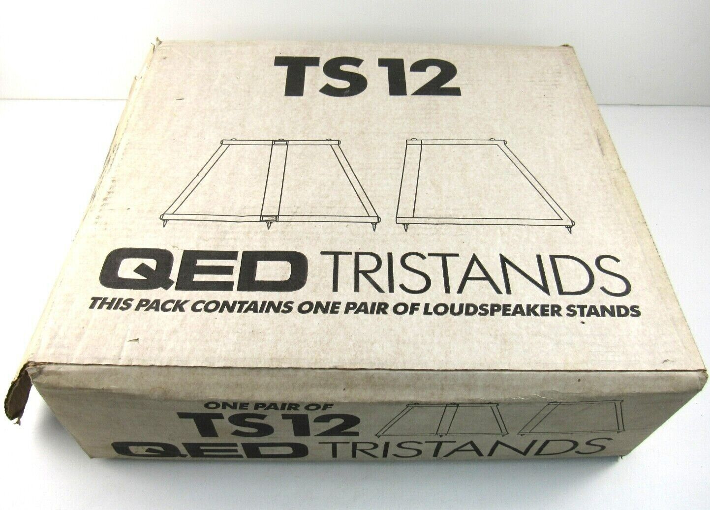 QED  TS12  TRISTANDS LOUDSPEAKER STANDS