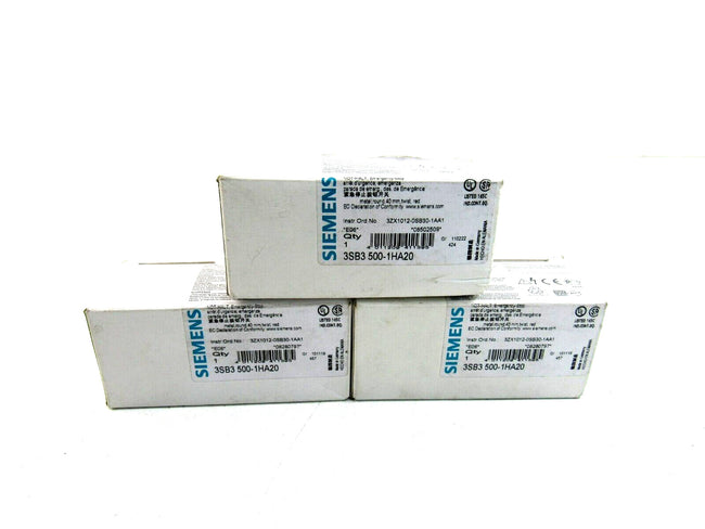 Siemens SB3 500-1HA20  Lot of 3