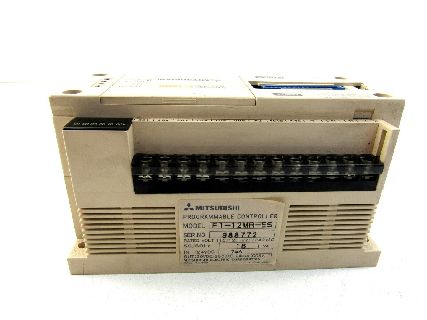 Mitsubishi  F1-12MR-ES MELSEC RELAY UNIT